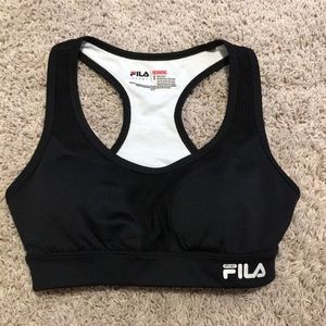 Black sports bra